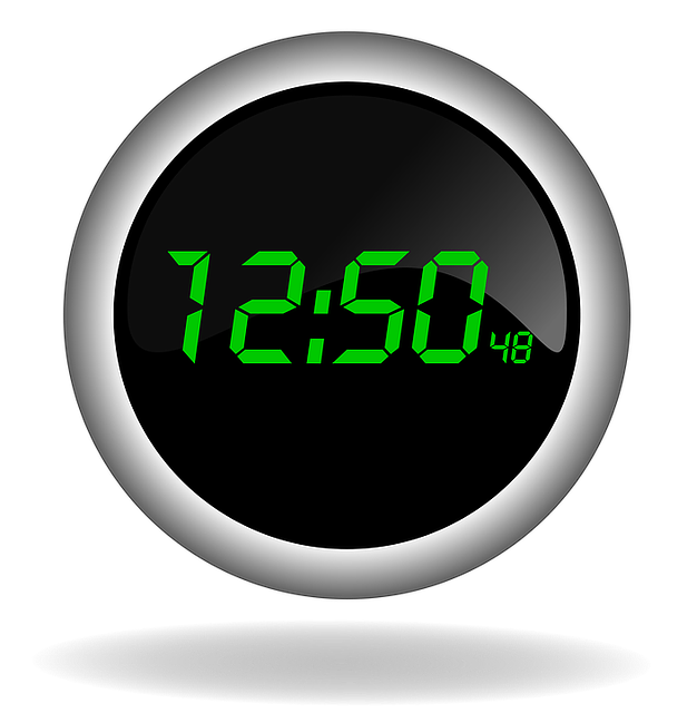 Free clock watch time illustration
