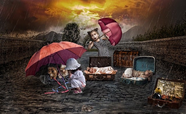 Download free HD stock image of Storm Rain Free storm rain nature illustration