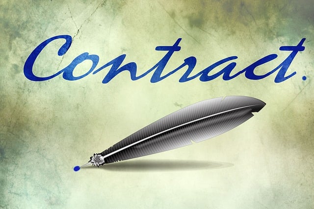 Free contract consultation pen illustration