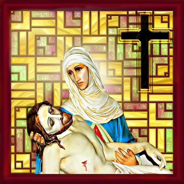 Free window jesus maria illustration