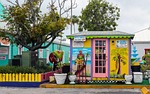 village, colorful, travel