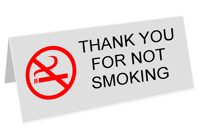 Free no-smoking stop smoking sign illustration