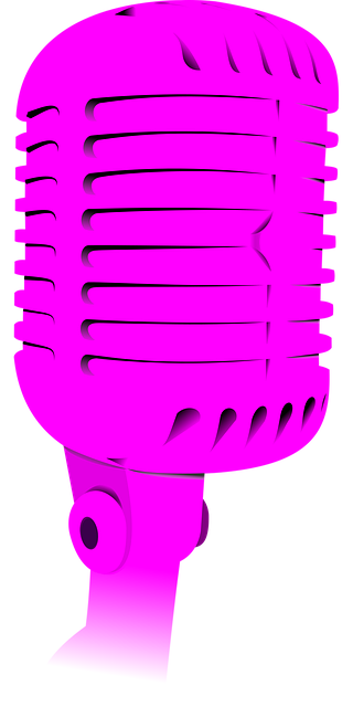 Free microphone singing shure vector