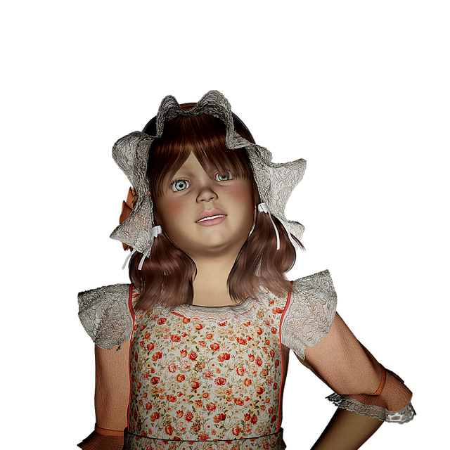 Free girl child eyes illustration