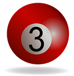 billiard, billiard ball red, sport