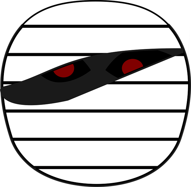 Mumie, Monster, Clipart, Kopf, Halloween