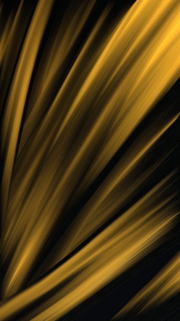 Free gold black original illustration