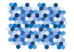 geometric, blue, shades