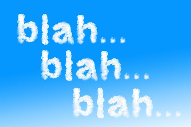 Free yada yada board insignificance illustration