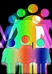 family, community, patchwork