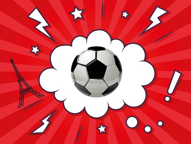 Komikus, Futball, Eiffel-Torony