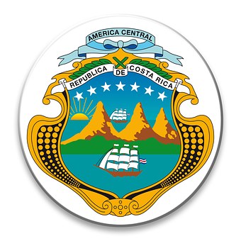 Free Coat Of Arms Costa-Rica illustration and picture