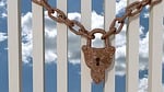 padlock, chain, stainless