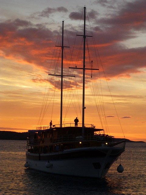 Free Sunset Sea photo and picture