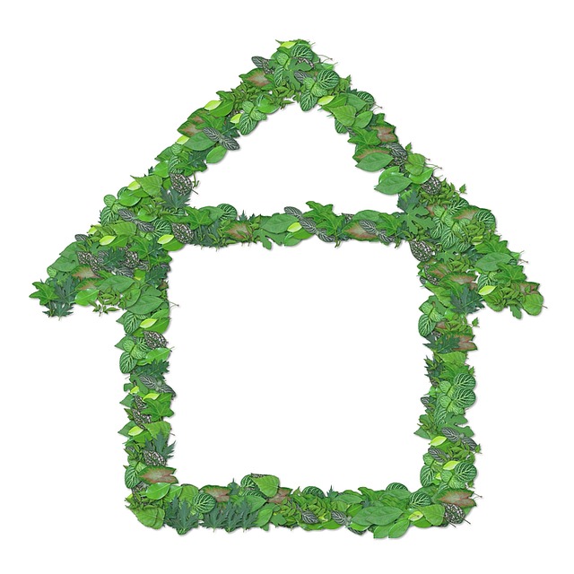 Free foliage green home illustration