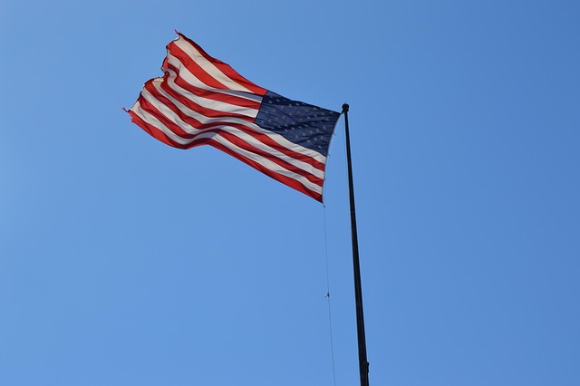 Flagge, Usa, Zustände, Vereinigte