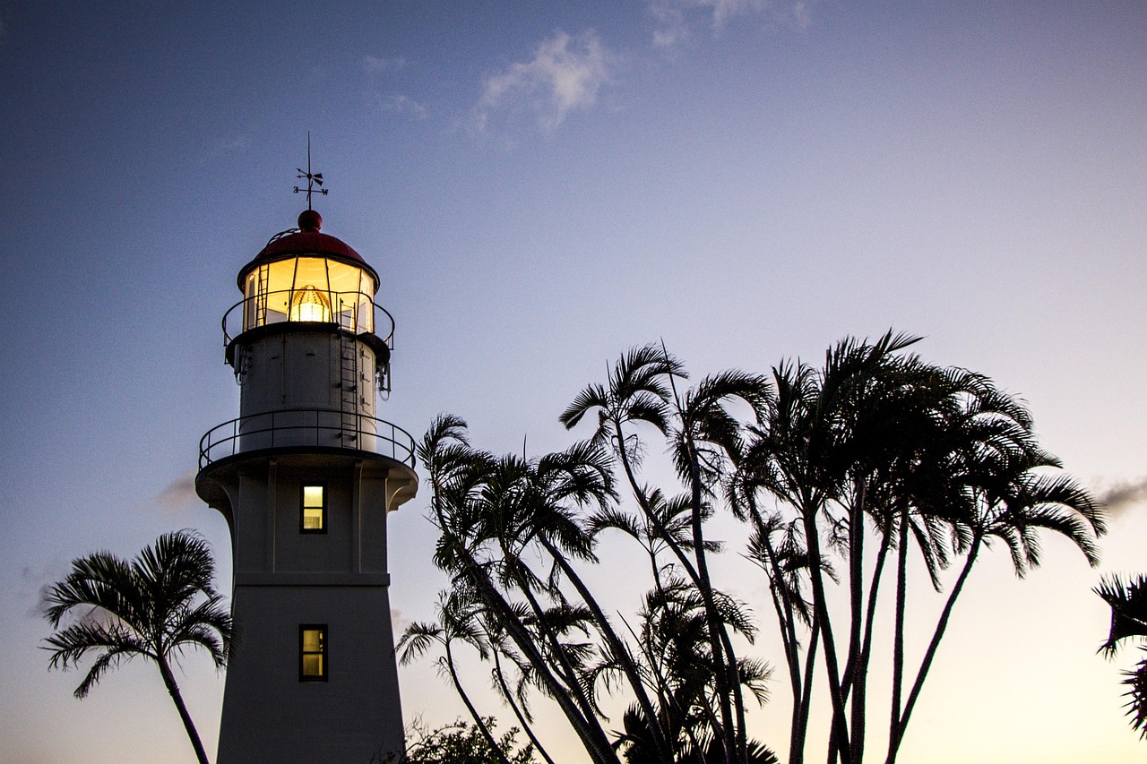 Oahu Lighthouse - free online jigsaw puzzle photo