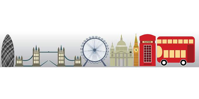 Free London Sightseeing vector and picture