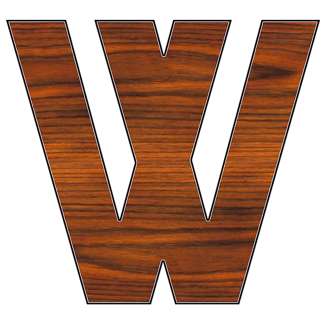Free letter wood alphabet illustration