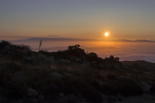 Free Sunrise Cleveland National Forest photo and picture