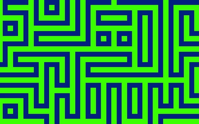 Free maze path labyrinth illustration