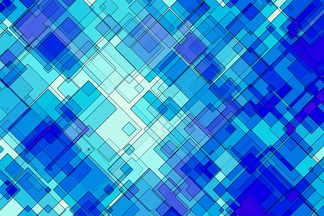 Free abstract squares arrangement illustration