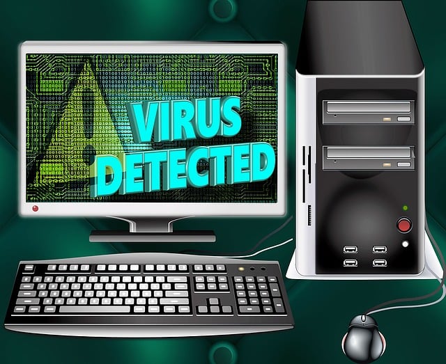 Free computer virus trojan illustration