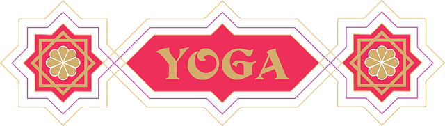 Free moorish pattern yoga star illustration
