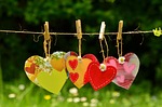 heart, cord, suspended