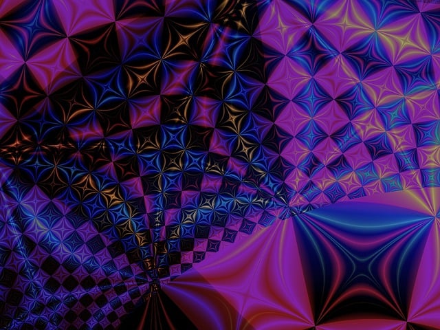 Free background silky geometric illustration