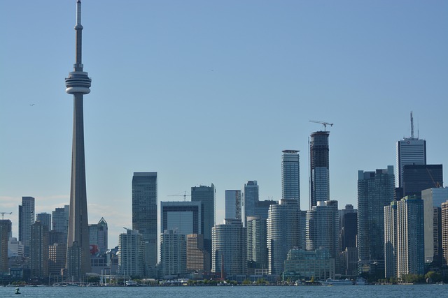 Toronto, Horizonte, Edificios, Canadá