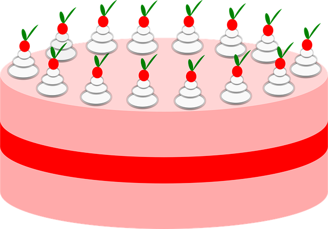 Free cake happy birthday diabetes vector