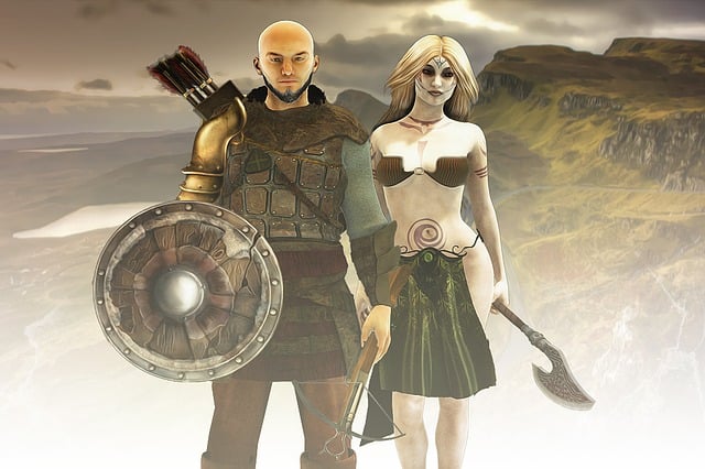 Free fantasy fantasy characters vikings illustration