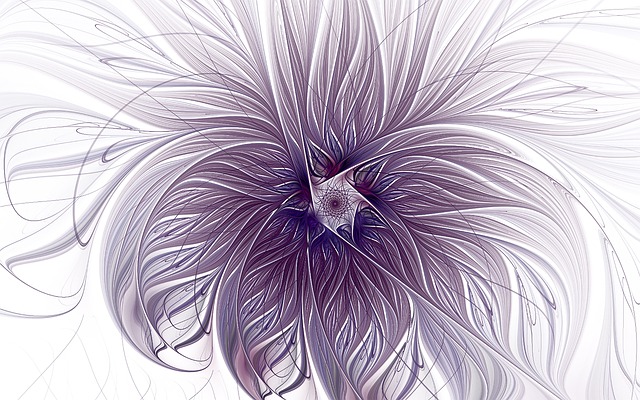 Free purple lavender wisps illustration