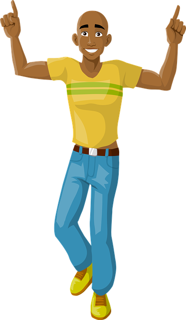 Free happy nature man vector
