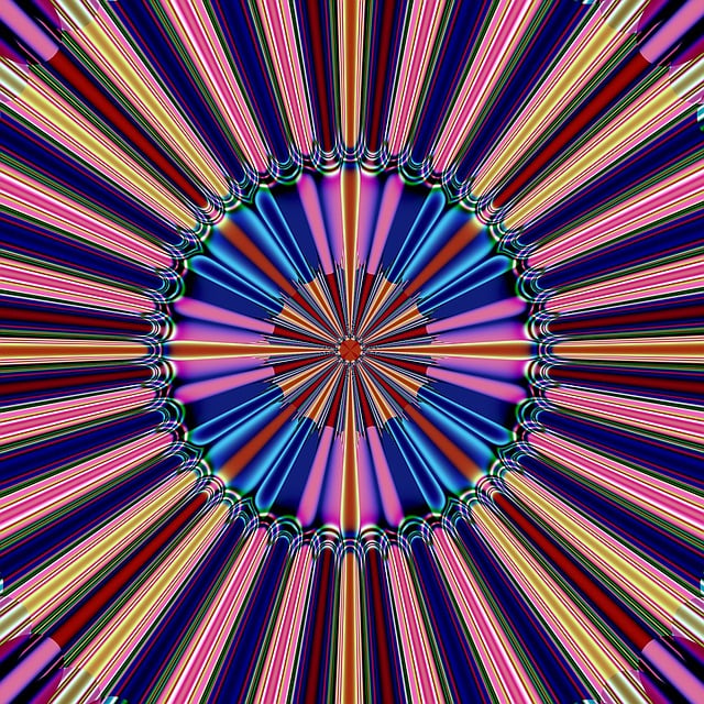 Free artwork fractal geometrical illustration