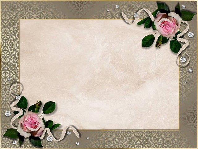 Free guestbook background greeting card illustration