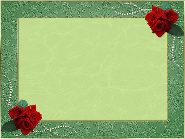 Free guestbook background greeting card illustration