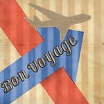 bon voyage, card, greeting