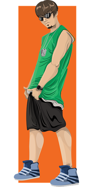 Free teenager boy lifestyle vector