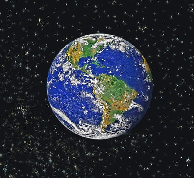 Free land planet psd-file illustration