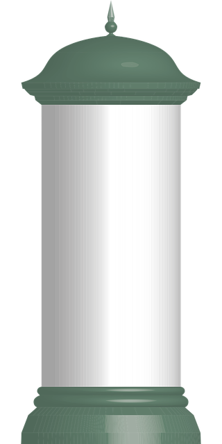 Free advertising pillar news road vector