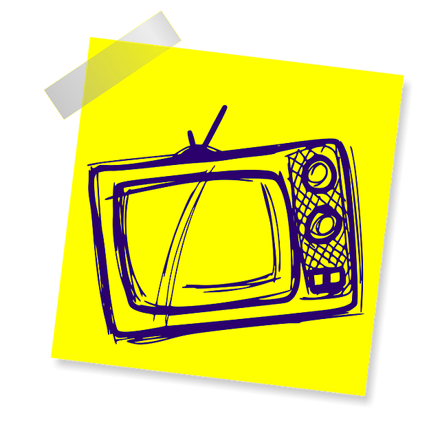 Free tv television lifestyle illustration
