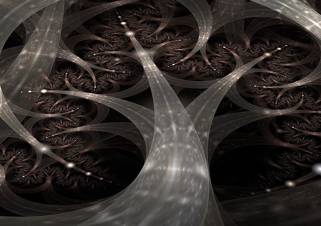 Free abstract background fractal illustration