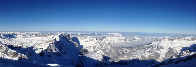 Free Mountain Panorama Winter photo and picture