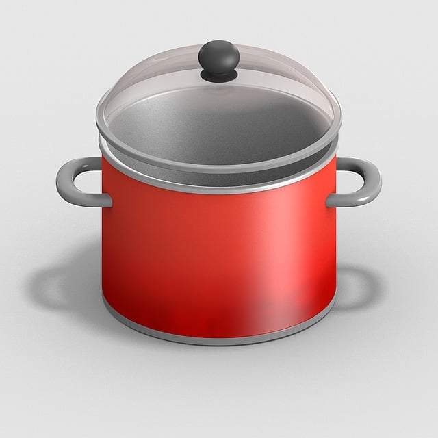 Topf, Kochen, Kochtopf, 3D, Abstrakt