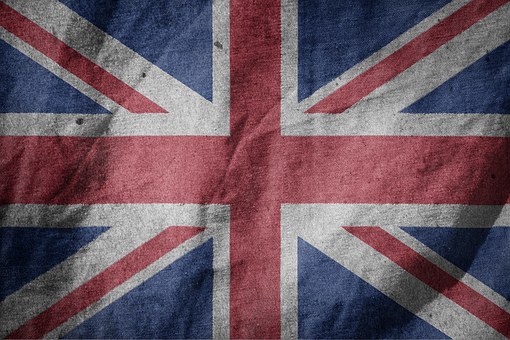 Vlajka, Anglie, Velká Británie, Evropa