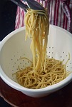 pasta, spaghetti, food
