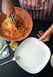 pasta, spaghetti, food