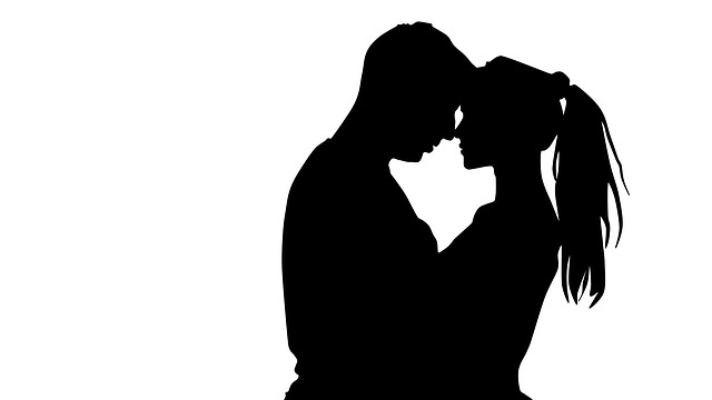 Free man and woman love casal illustration